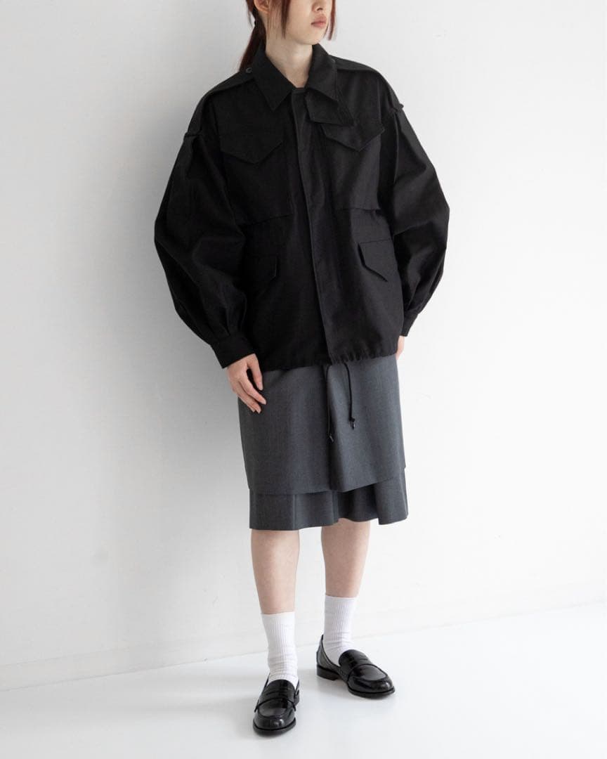 ジャケット・アウター HYKE M-51 TYPE BALLOON SLEEVE JACKET