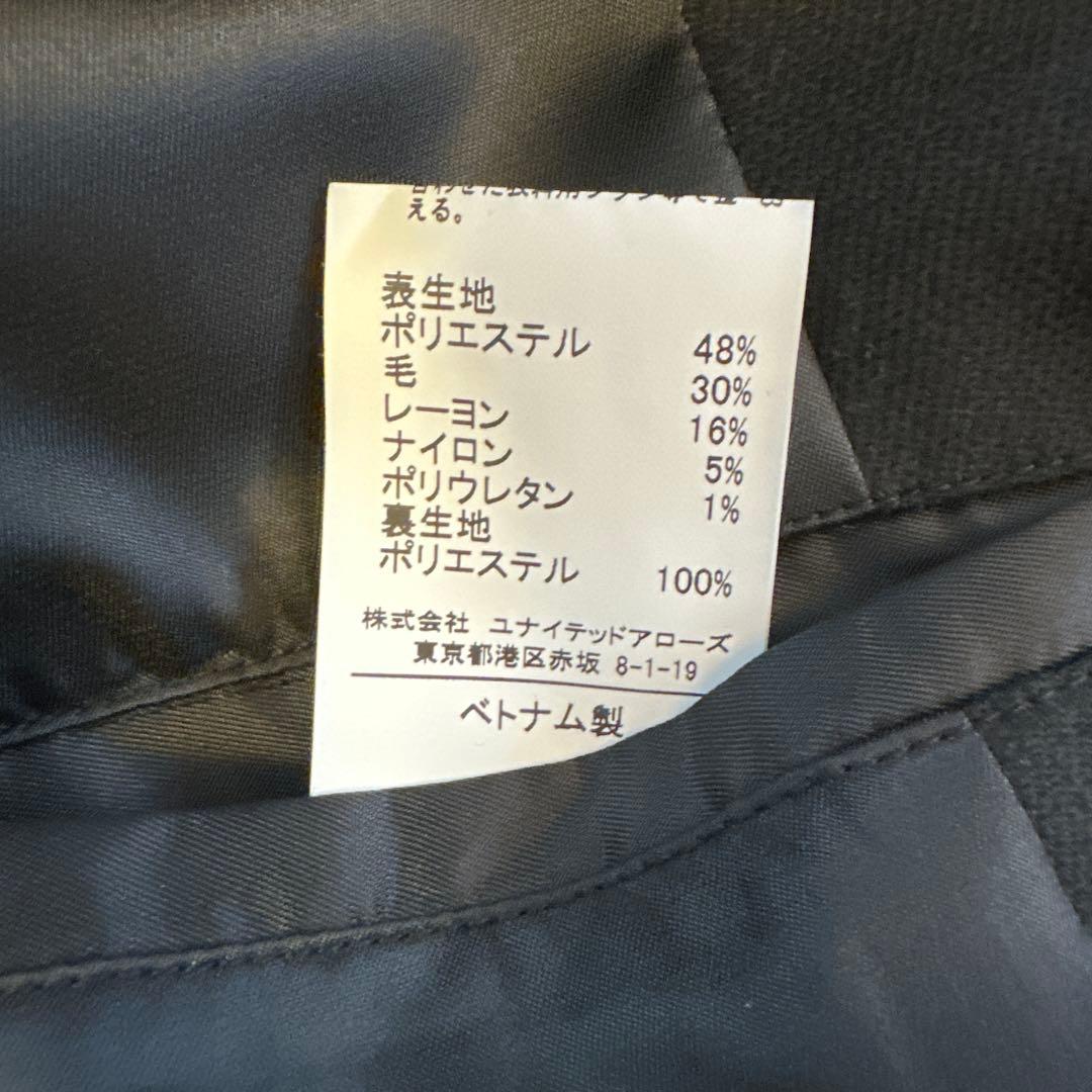 green label relaxing フラノダブルジャケット ブラック Ｌ