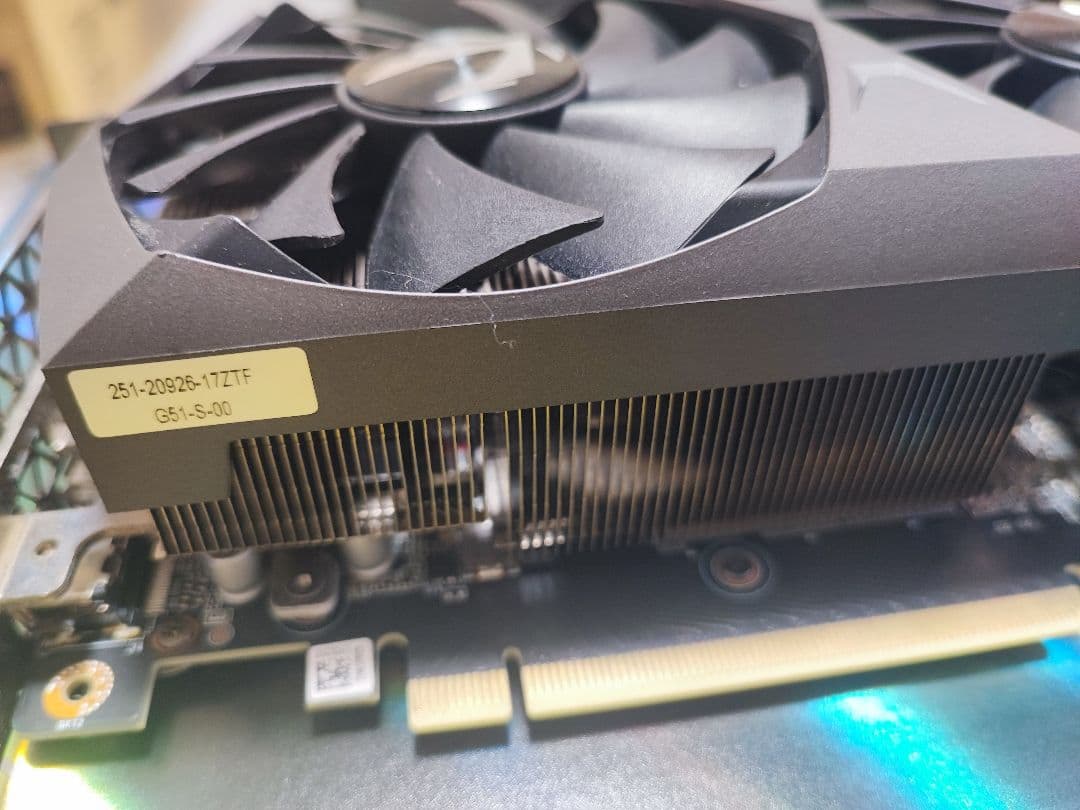 グラフィックボード・グラボ・ビデオカード ZOTAC RTX 3070ti VRAM8GB
