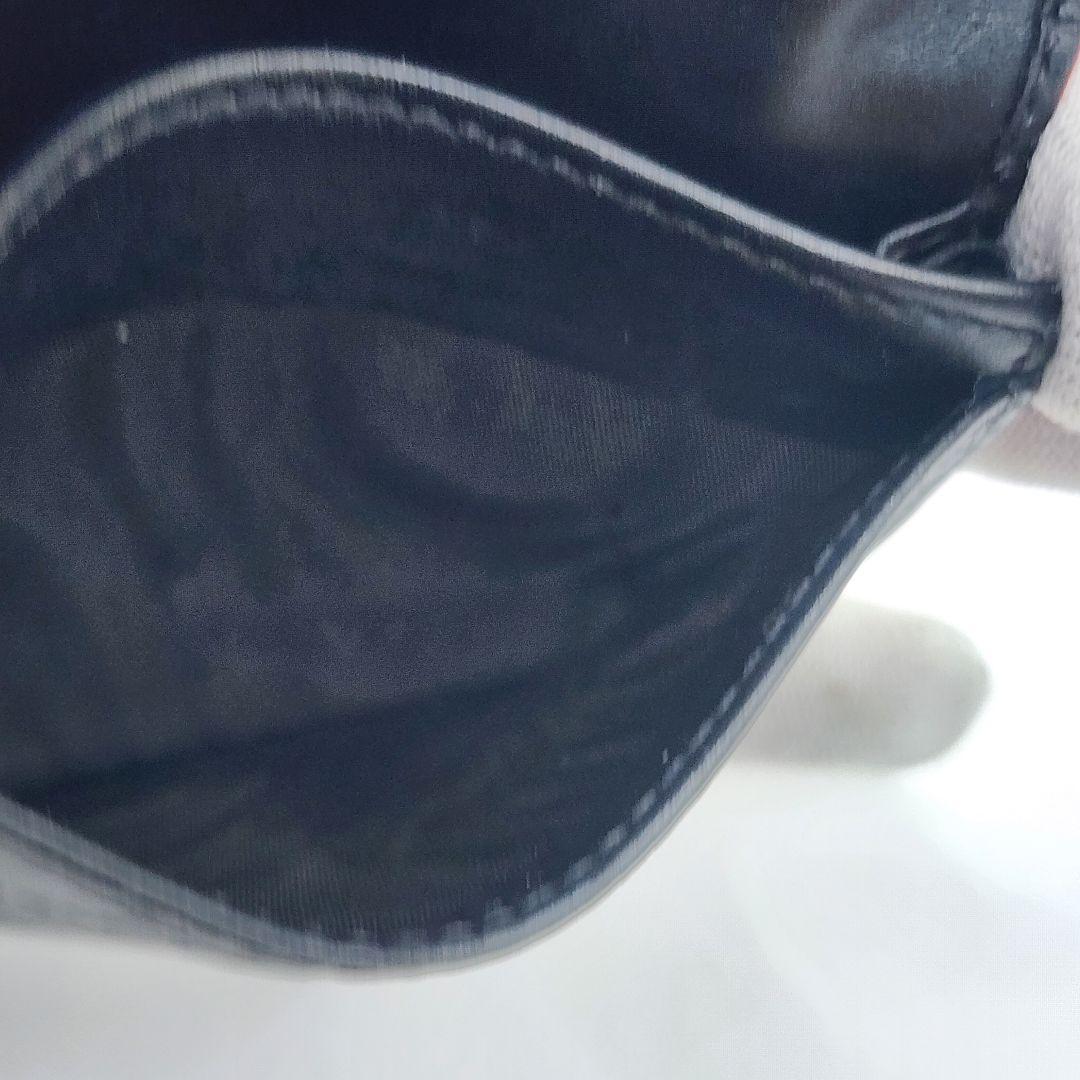 GUCCI グッチ シマ 二つ折り カードケース 黒×赤 正規品