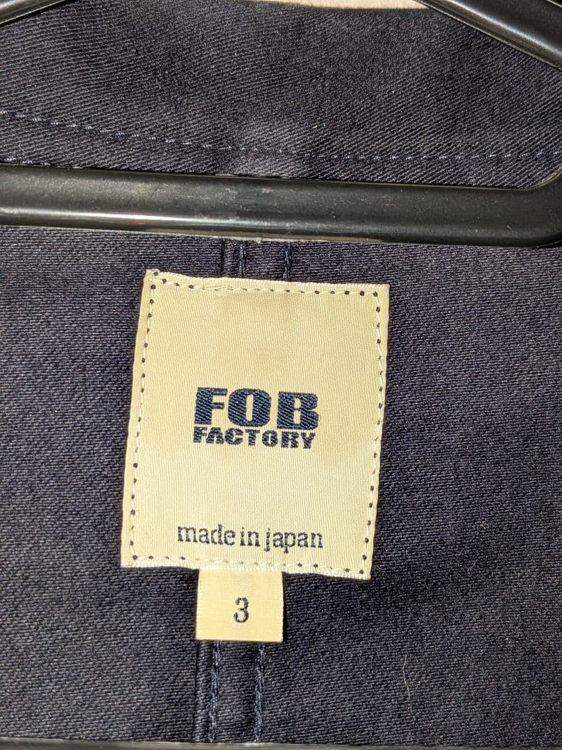 Y*3様 FOB Factory モールスキンジャケット　ネイビー　Ｌ