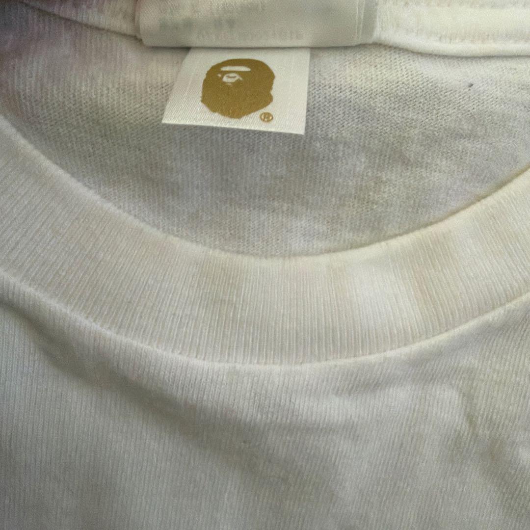 A BATHING APE XL ホワイト Tシャツ