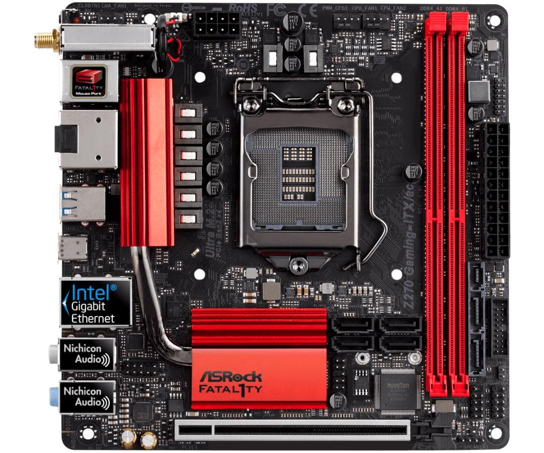 マザーボード ASROCK Fatal1ty Z270 Gaming-ITX/ac