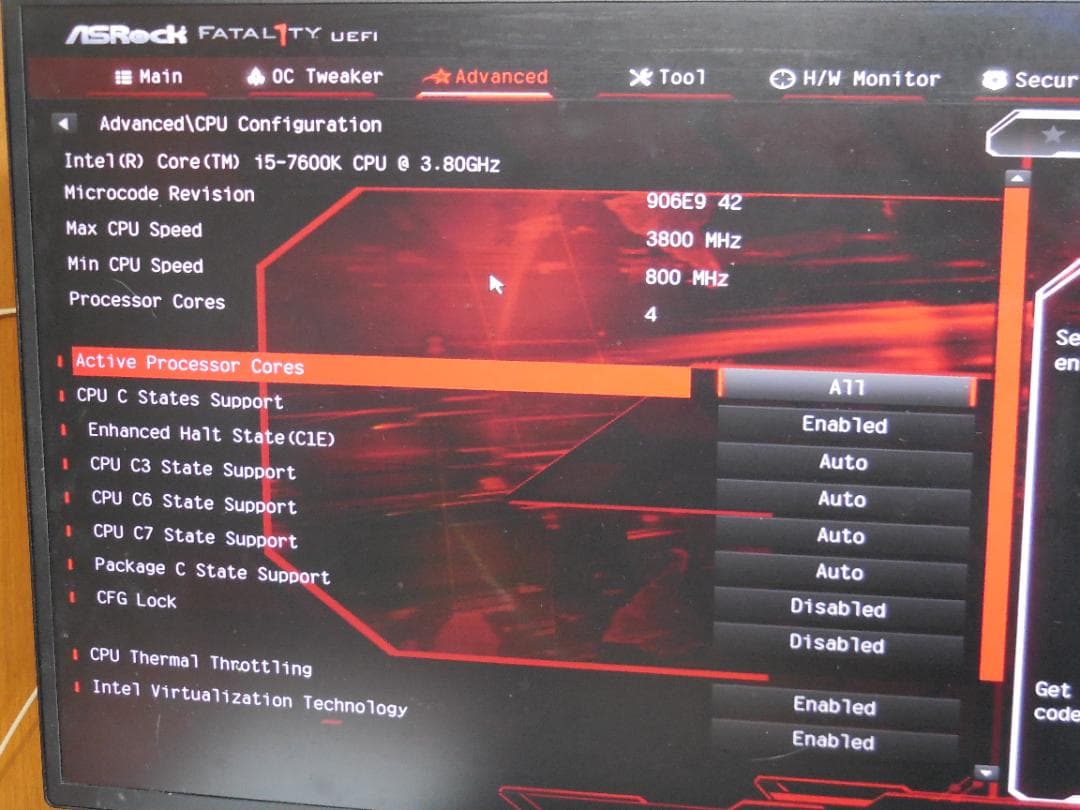マザーボード ASROCK Fatal1ty Z270 Gaming-ITX/ac