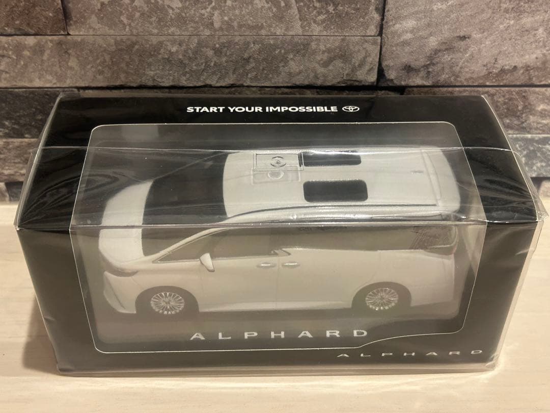 ★未使用品★トヨタ アルファード ALPHARD カラーサンプル ミニカー