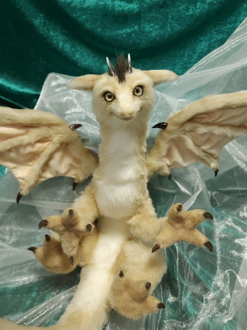 お*か様 アートドール　ドラゴン ぬいぐるみ 　全身可動