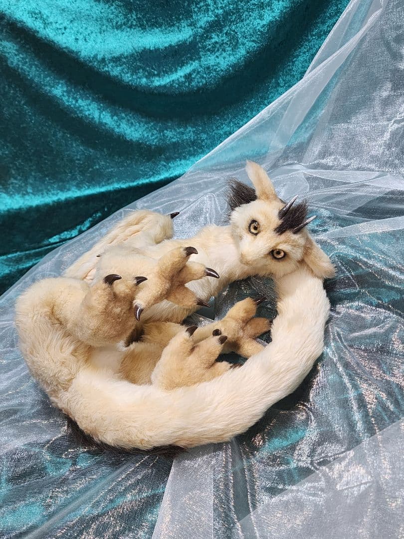 お*か様 アートドール　ドラゴン ぬいぐるみ 　全身可動