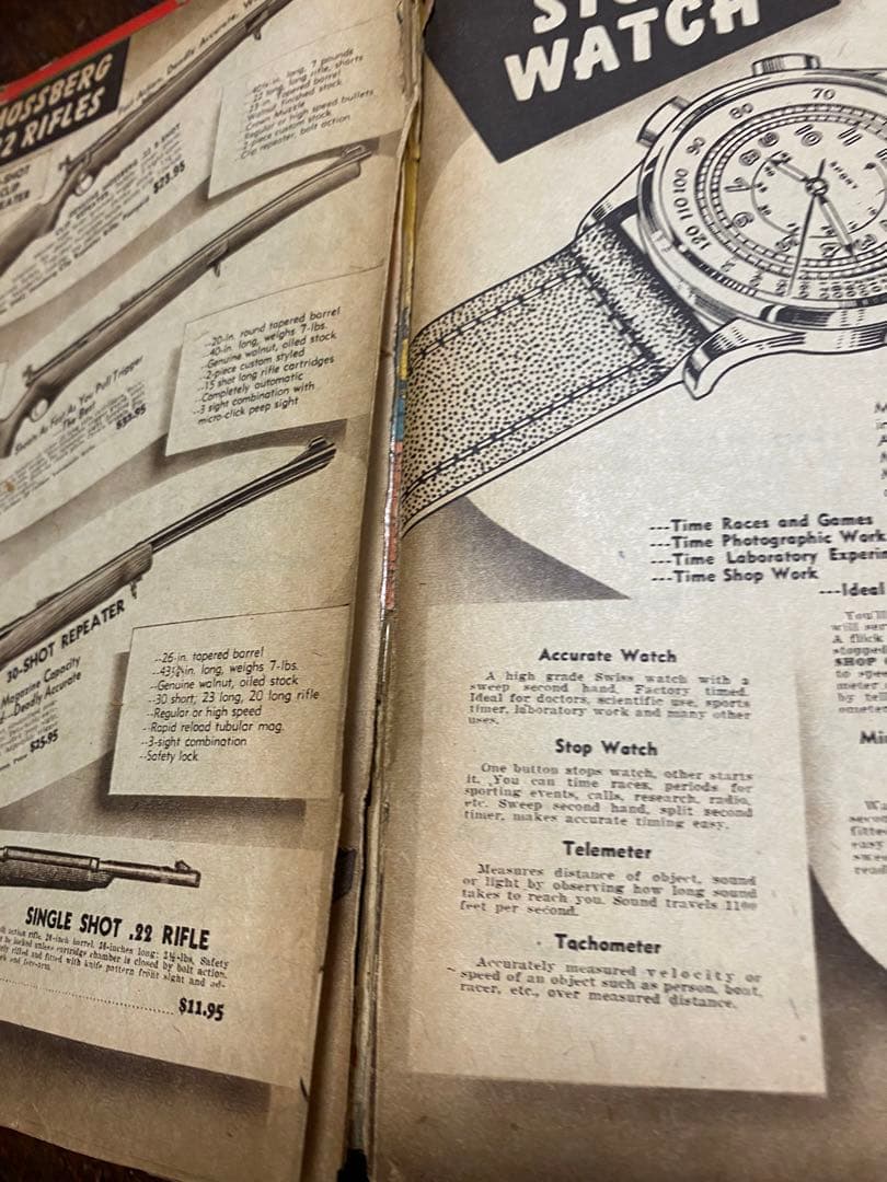 50s' ビンテージカタログスカルアッシュトレイ、メキシカンリングカタログ