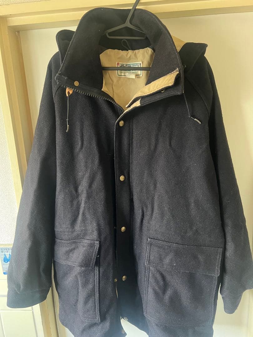 L.L.Bean ウール混紡フード付きダッフルコート
