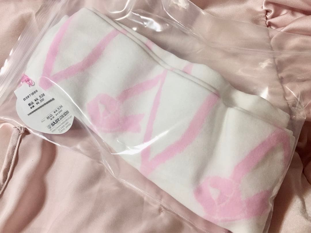 新品■定価　4,536円■送料無料■baby,the starsリボン柄タイツ