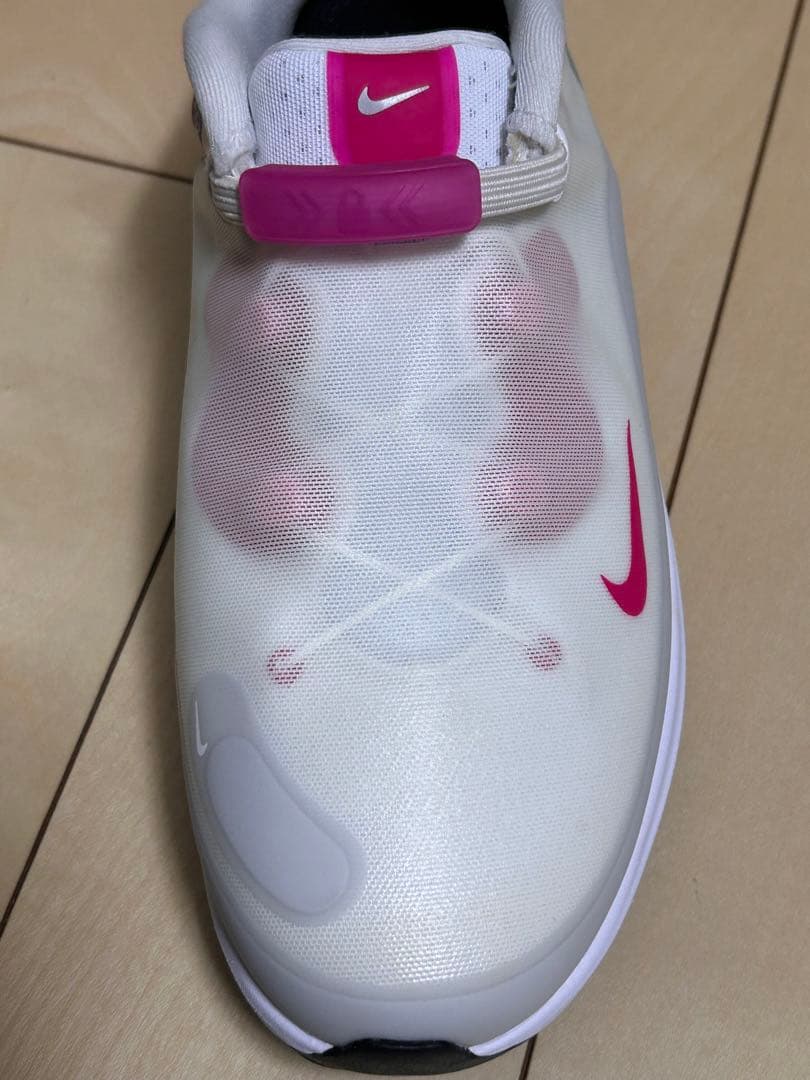 NIKE レディース ゴルフシューズ 23cm ホワイト ピンク スパイクレス