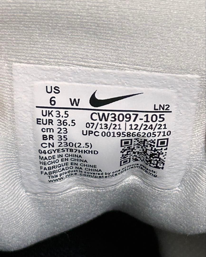 NIKE レディース ゴルフシューズ 23cm ホワイト ピンク スパイクレス