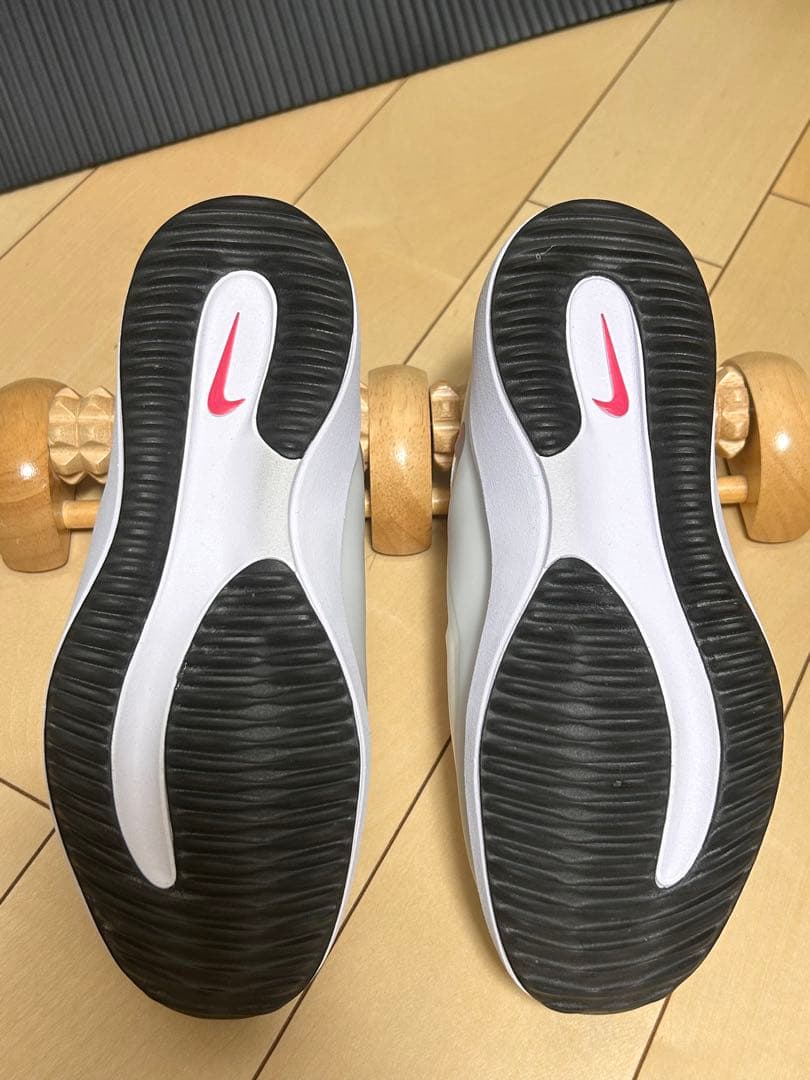NIKE レディース ゴルフシューズ 23cm ホワイト ピンク スパイクレス