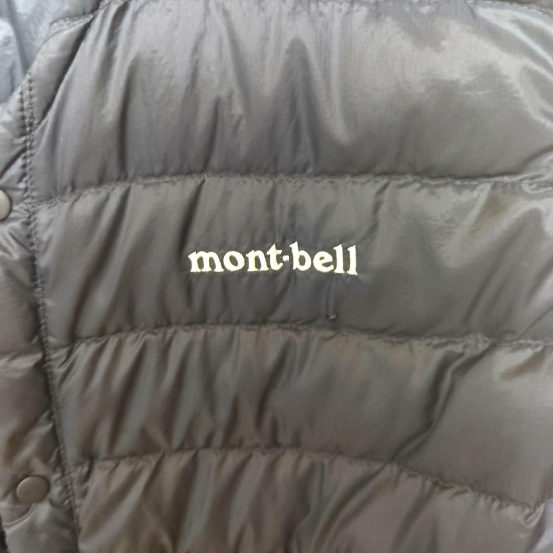 montbell モンベル　スペリオダウンVネックベスト　M　黒 クリーニング済