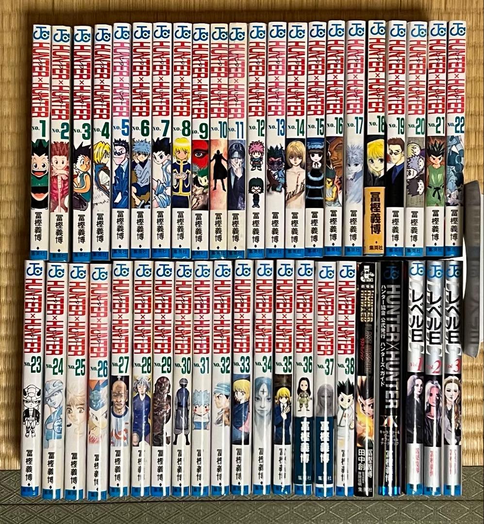 【21.22日限定セール！】HUNTER×HUNTER 全38巻＋関連本5冊