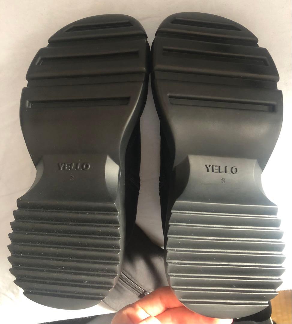 【YELLO 】MID SNEAKER LONG BOOTS Sサイズ