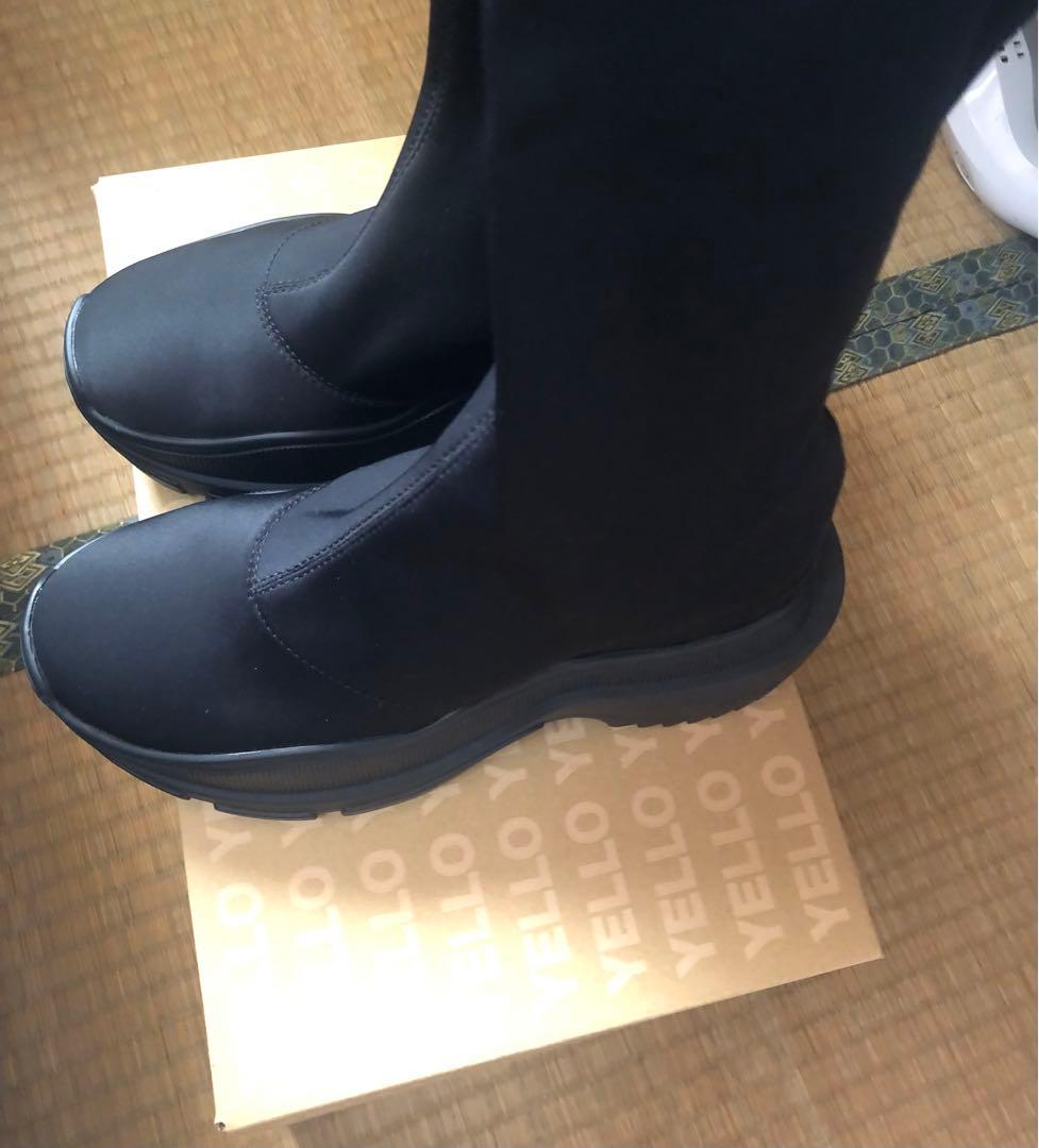 【YELLO 】MID SNEAKER LONG BOOTS Sサイズ