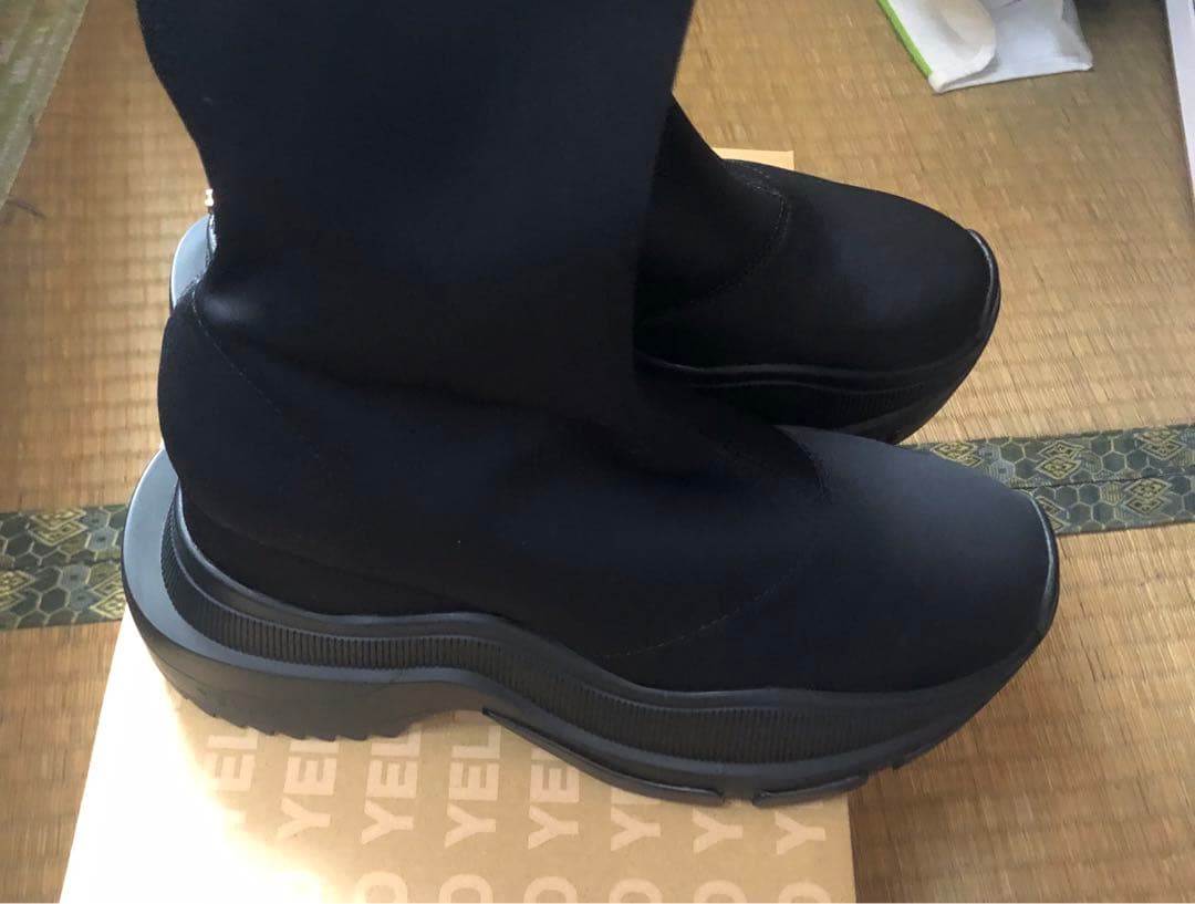 【YELLO 】MID SNEAKER LONG BOOTS Sサイズ