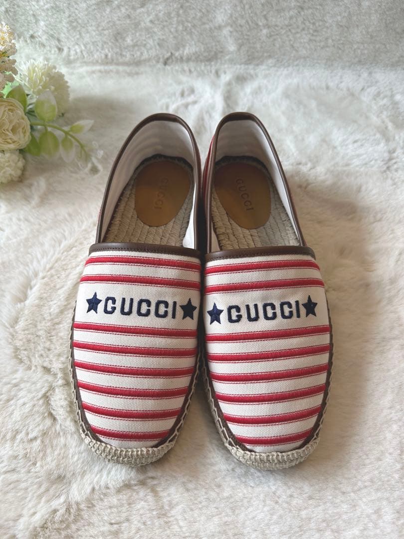 【新品スーパー値下げ中】GUCCI エスパドリーユ　グッチデッキシューズ