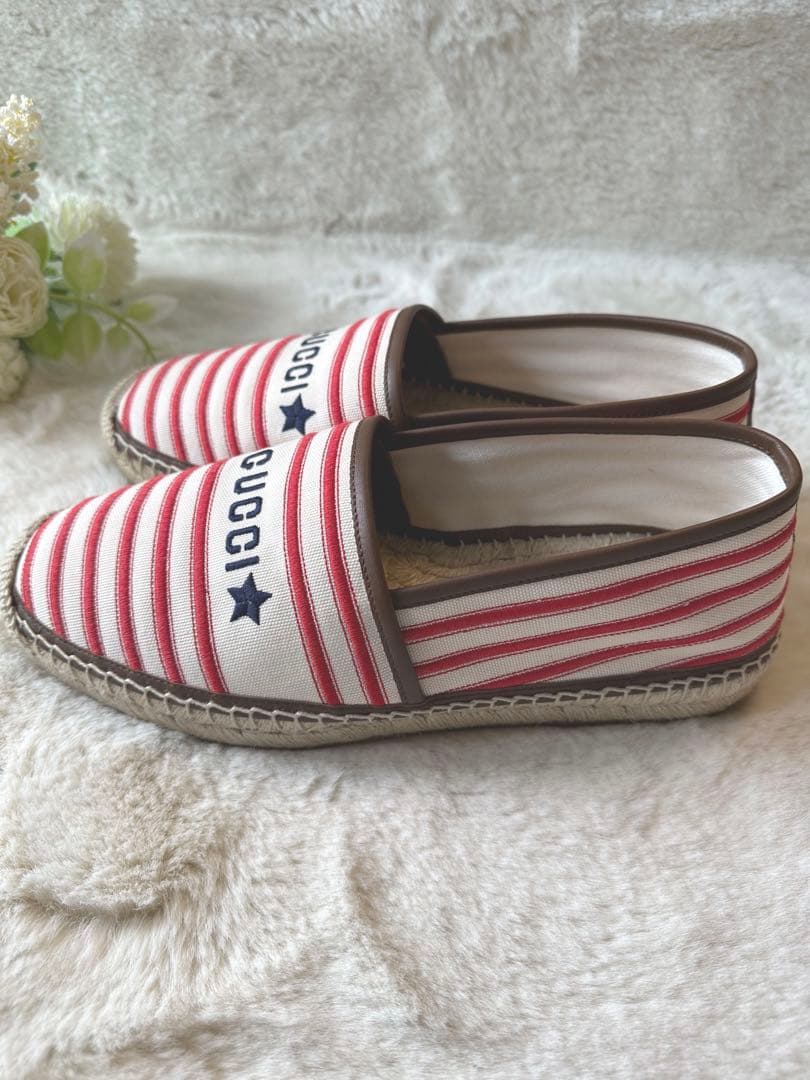 【新品スーパー値下げ中】GUCCI エスパドリーユ　グッチデッキシューズ