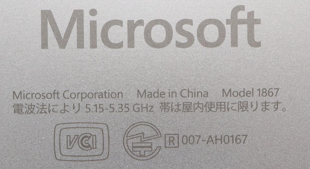 概ね綺麗Surface Laptop3 i7・16GB・256GBオフィス電池良