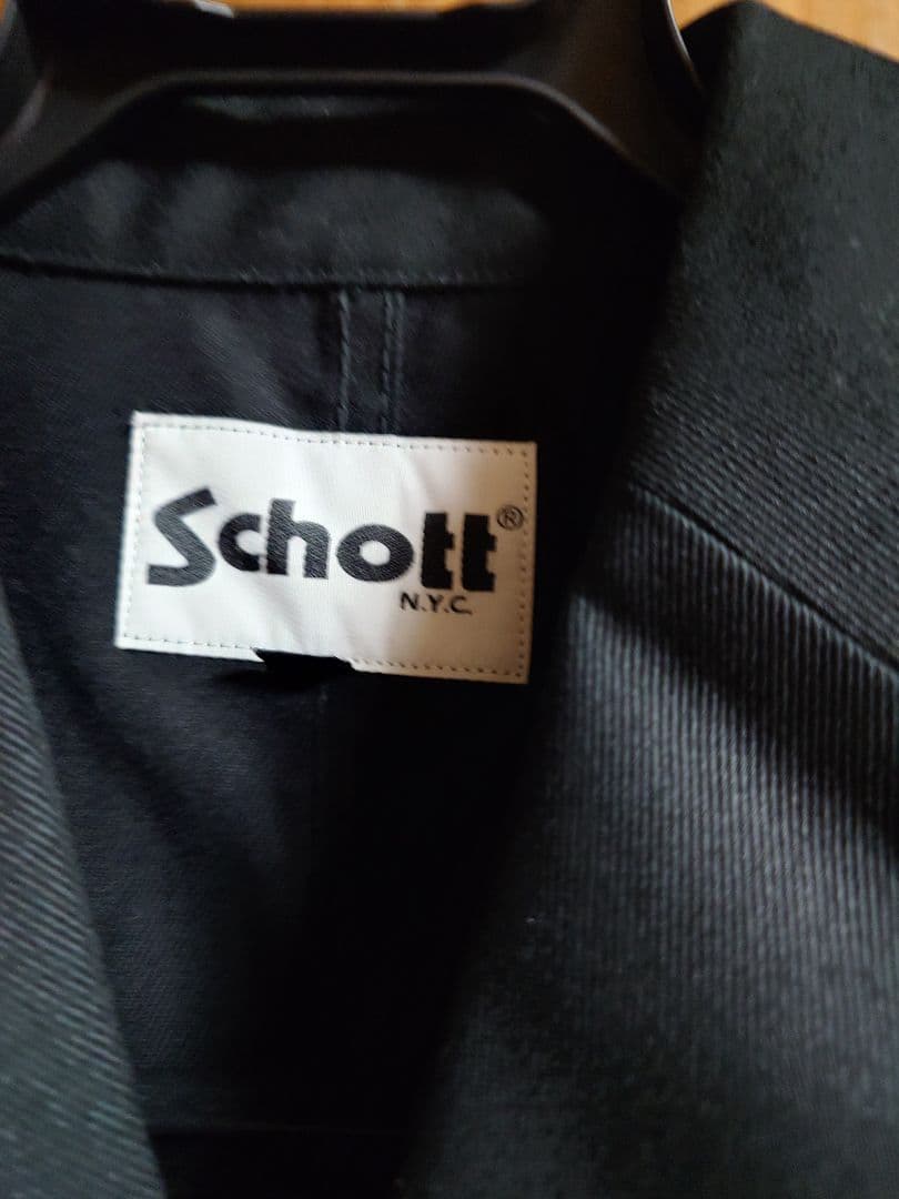 Schott ブラック テーラードジャケット
