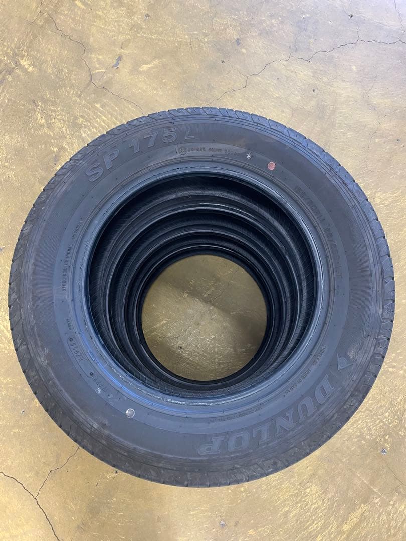 ダンロップSP175L 155/80R14 2025年製造　バリ山です