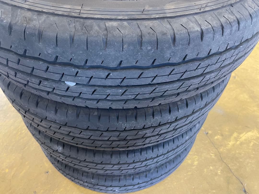 ダンロップSP175L 155/80R14 2025年製造　バリ山です