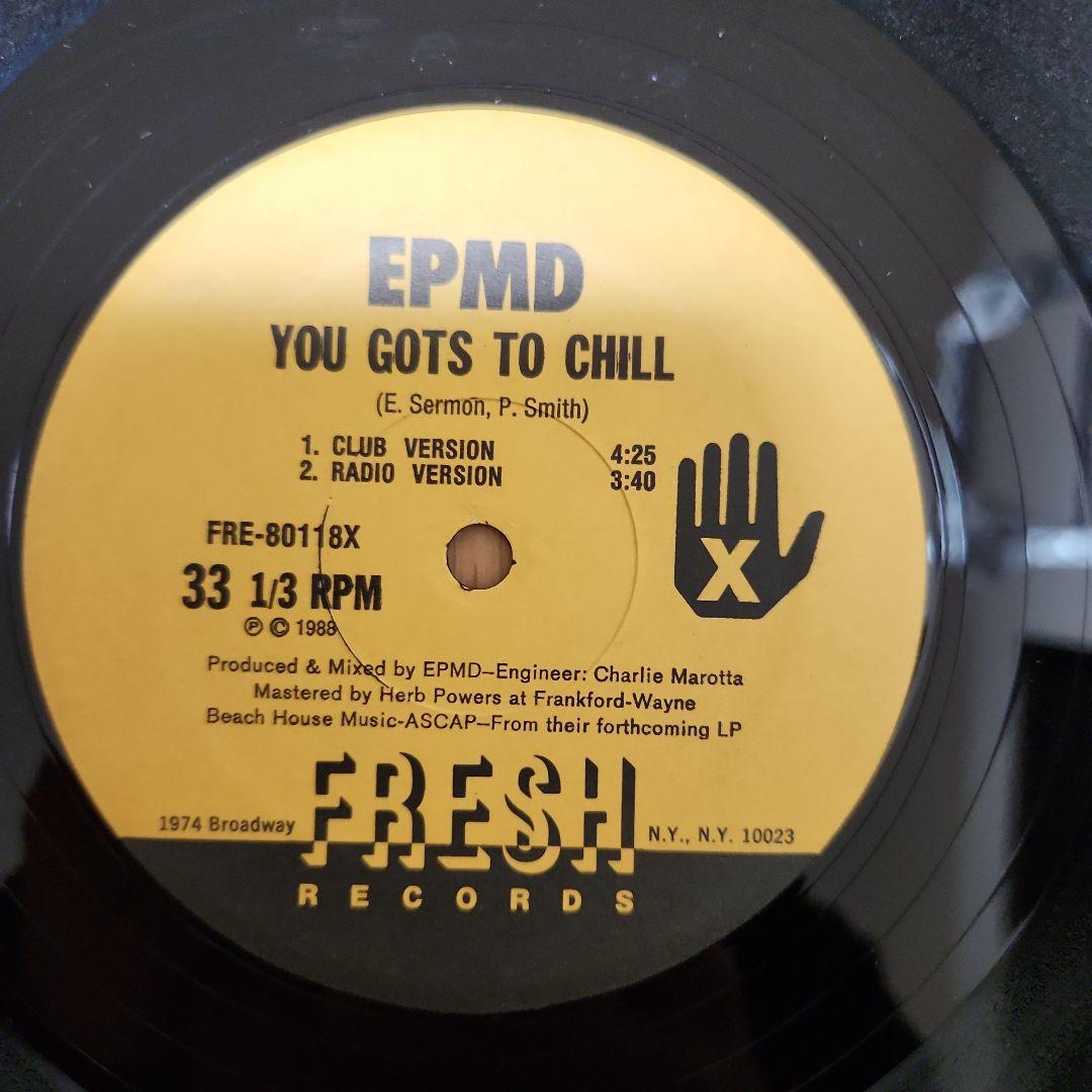 EPMD You Gots to Chill レコード　シュリンク付き
