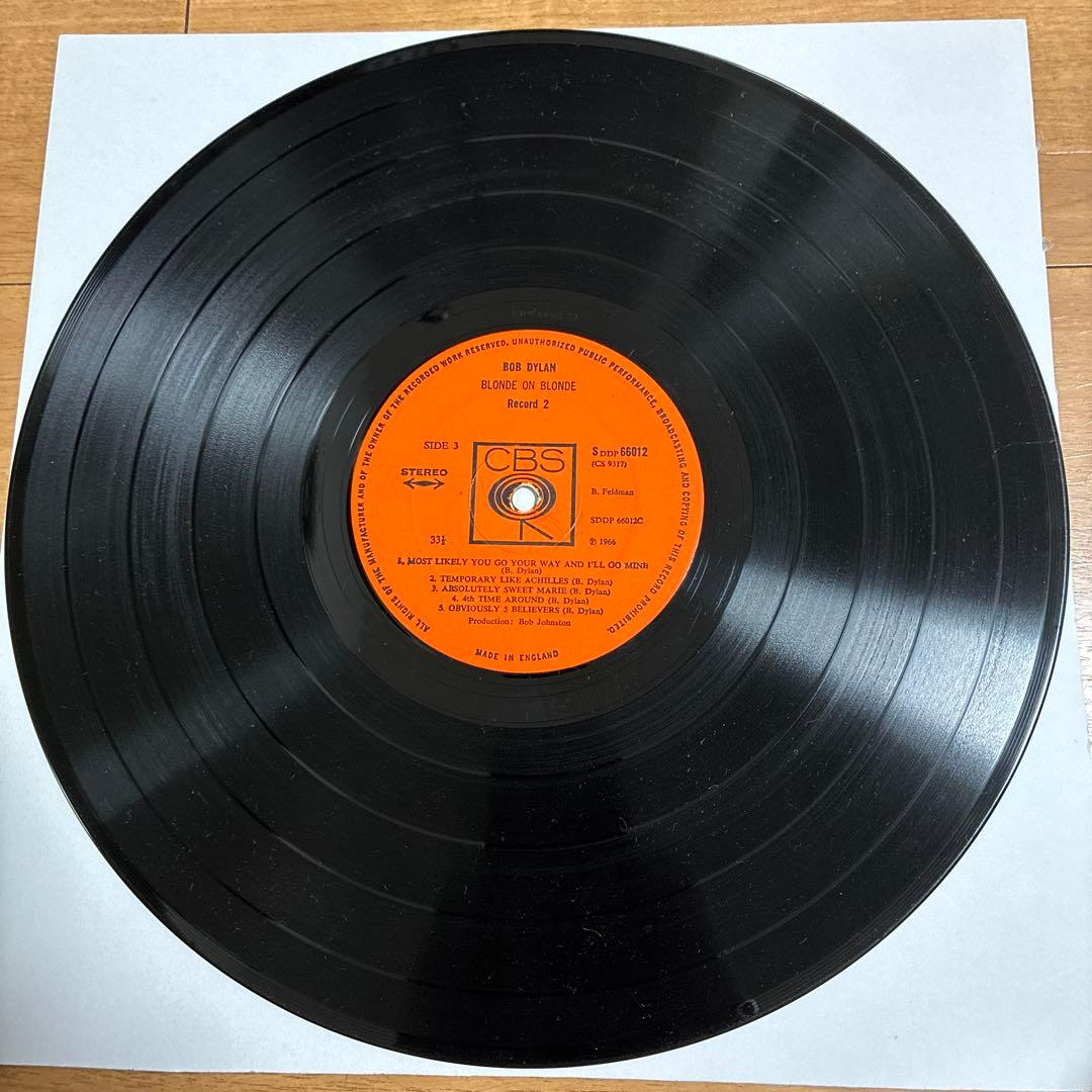 ボブディラン 名盤 レコード ブロンドオンブロンド UKオリジナル盤