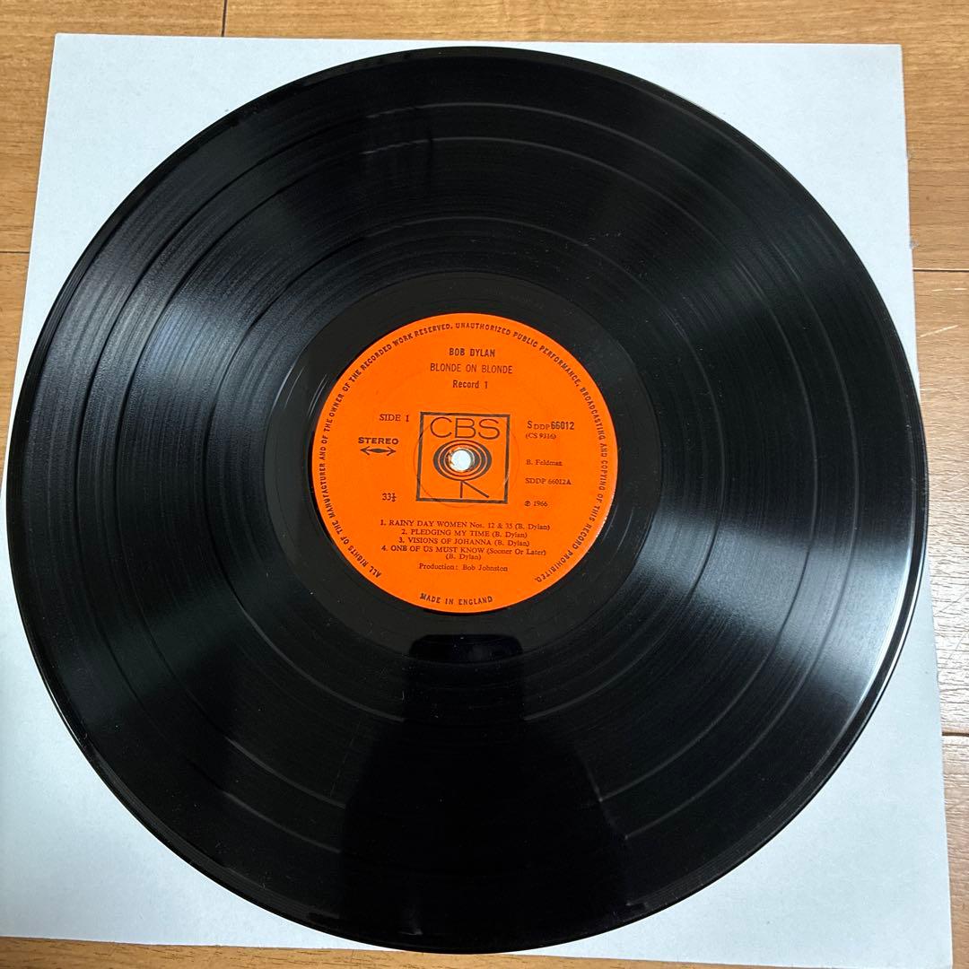 ボブディラン 名盤 レコード ブロンドオンブロンド UKオリジナル盤