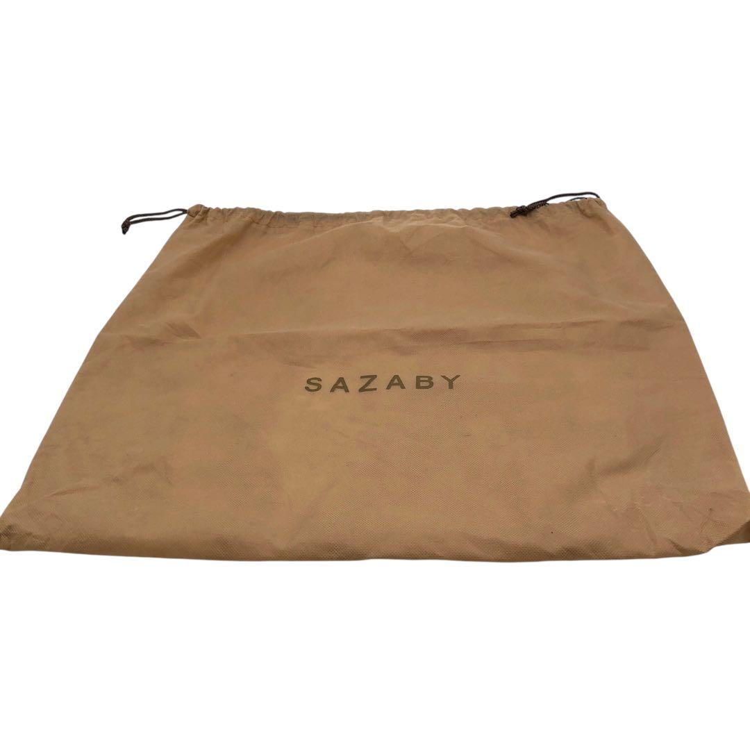 美品 SAZABY サザビー 2way ボストンバッグ ショルダーバッグ 鍵付き