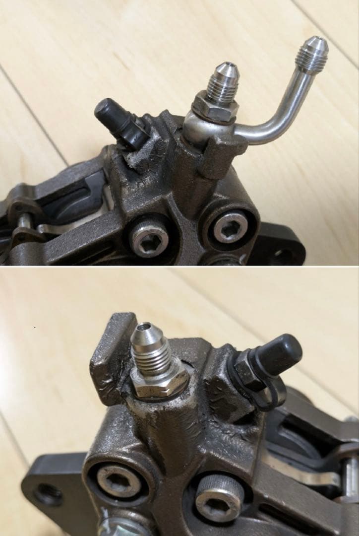 ゼファー750フロント4potキャリパー塗装品