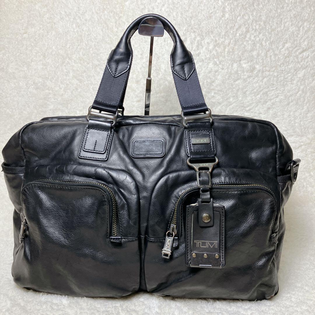 TUMI エバレット エッセンシャル トートバッグ ボストン 2way レザー