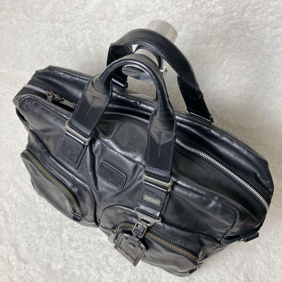 TUMI エバレット エッセンシャル トートバッグ ボストン 2way レザー