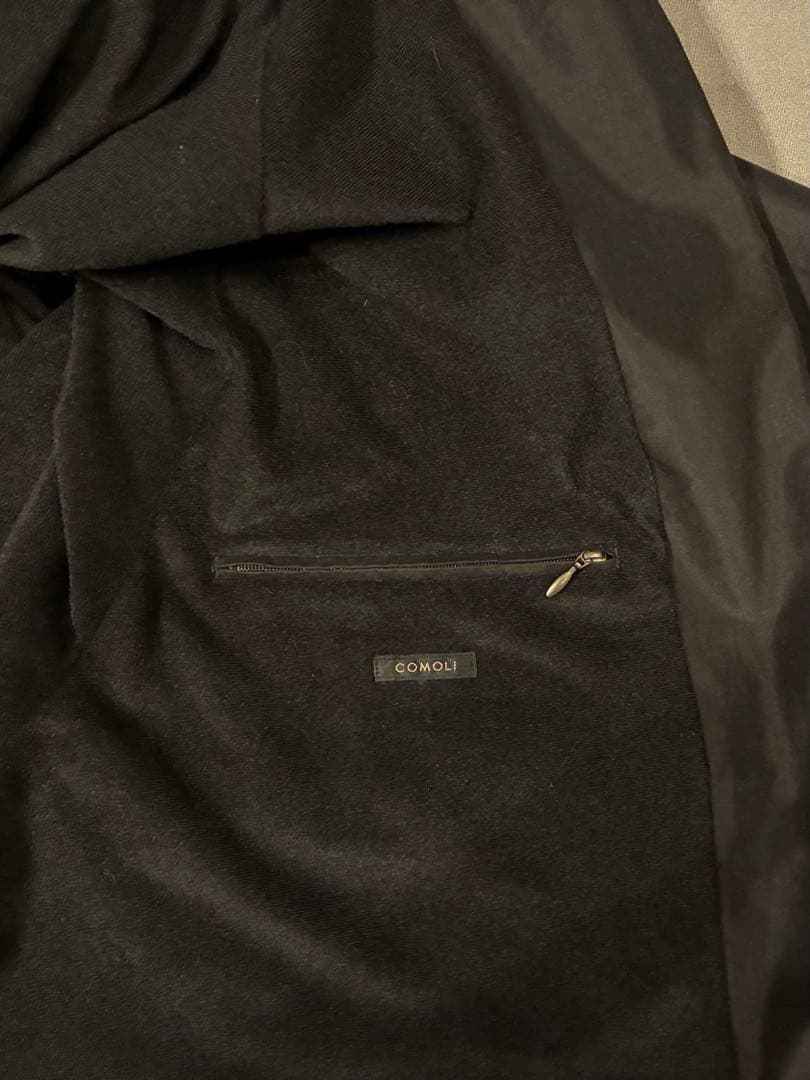 【美中古】COMOLI 21SS コットンシルクフーデッドコート 2