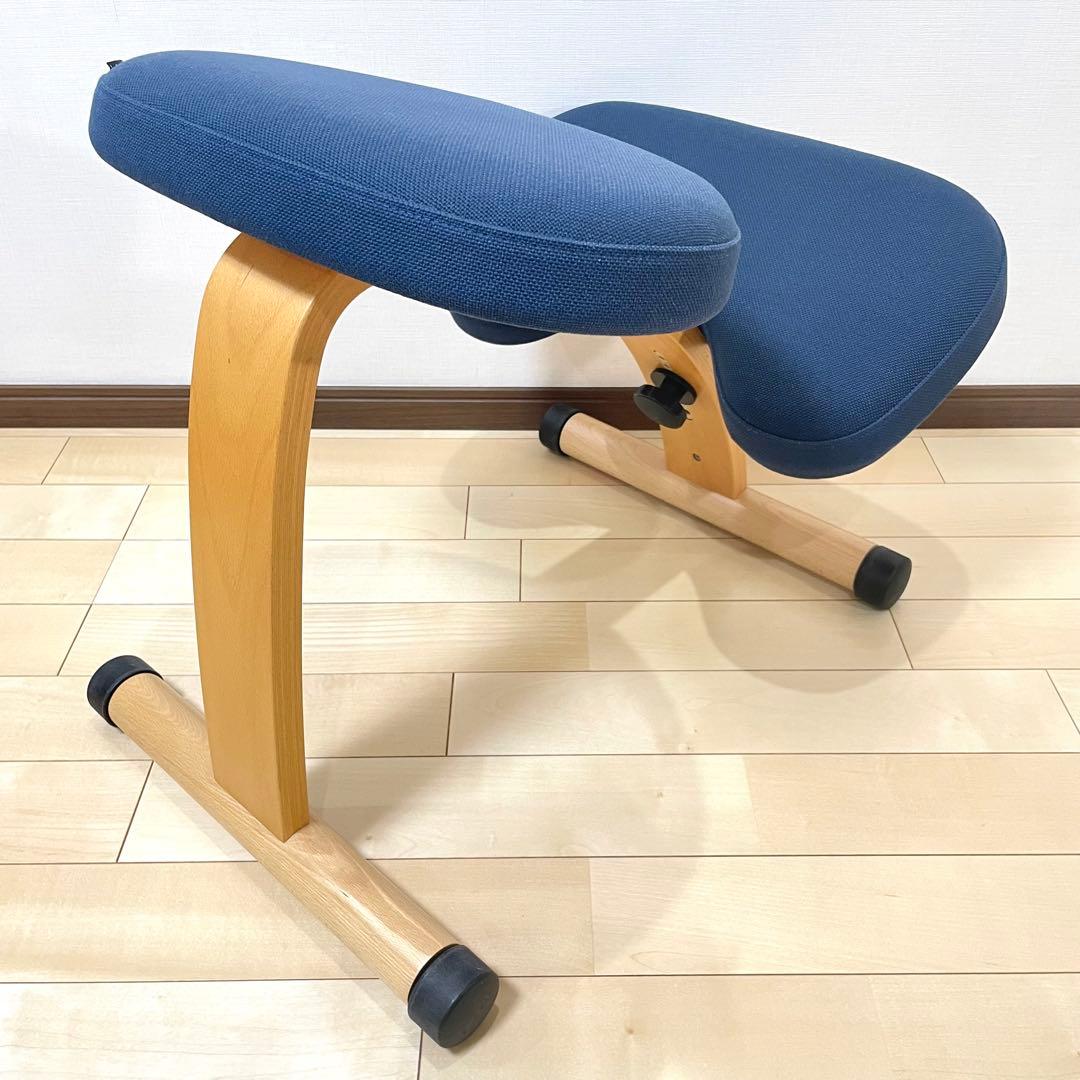 バランスラボ バランスチェア バランスイージー ネイビー 中古美品