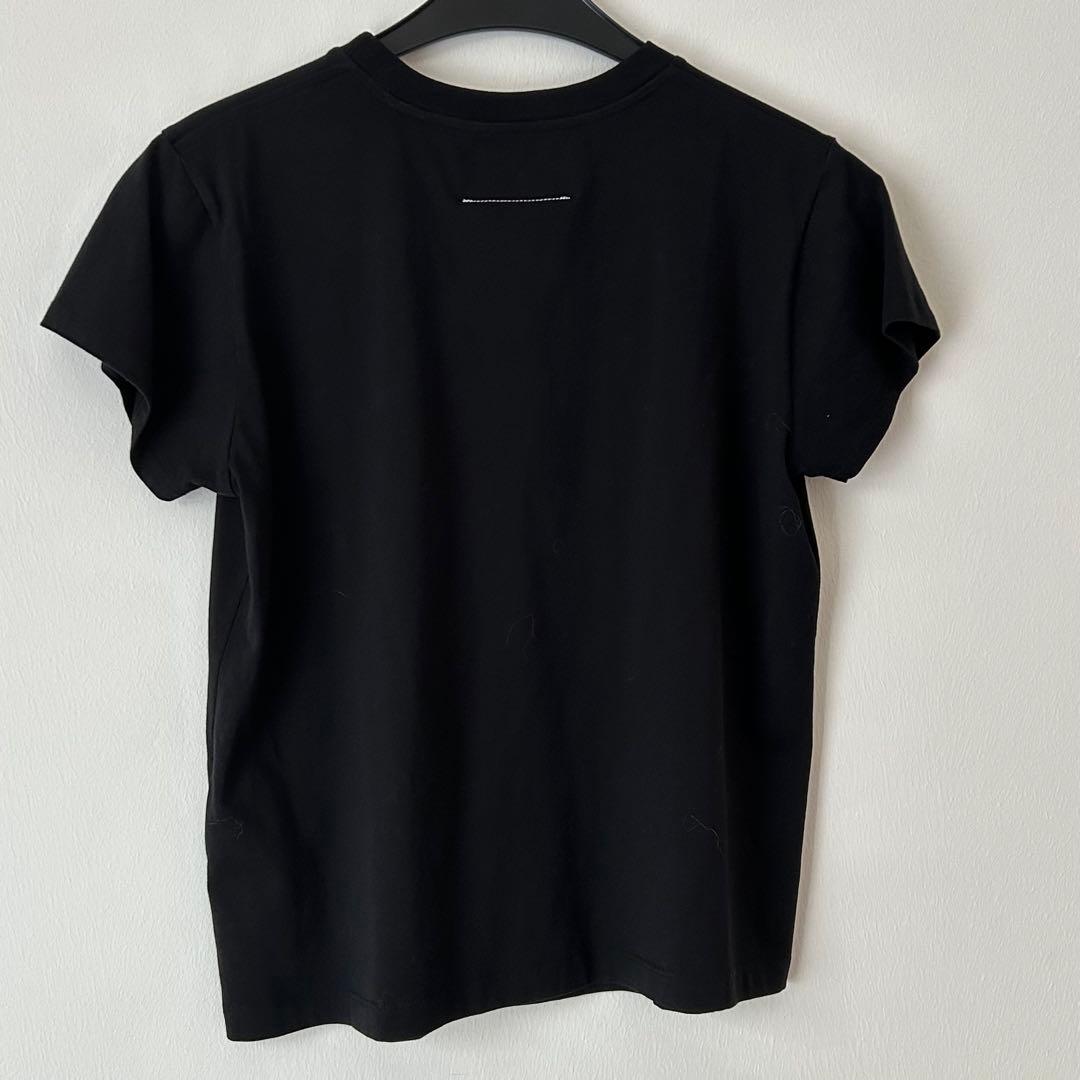 MM6 maison margiela ナンバリング 黒 半袖Tシャツ