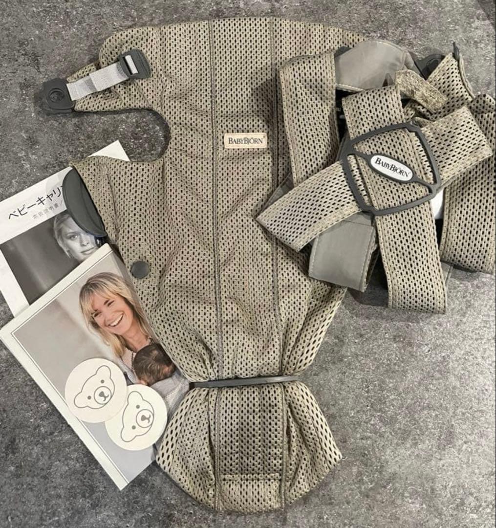 【箱無し】BABY BJORN ベビービョルン ミニ Air グレーベージュ