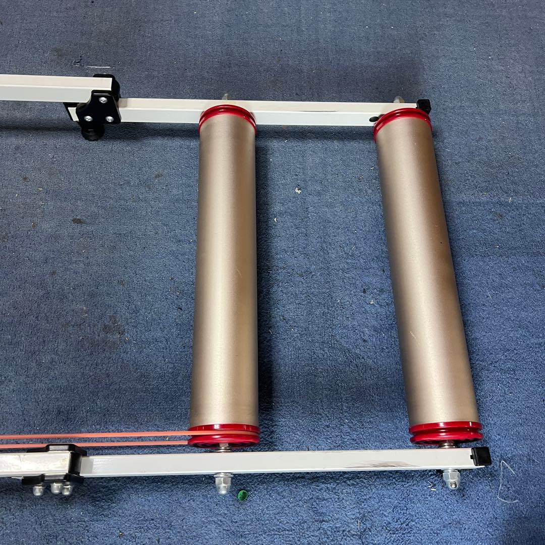 【中古】自宅で本格練習 サイクルトレーナー 3本ローラー 折り畳み式