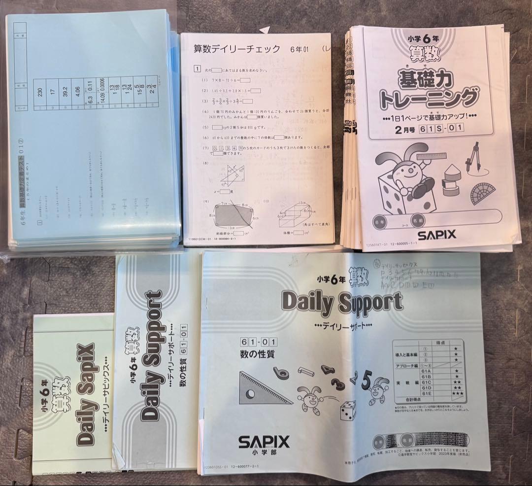 user_d5547334 ⭐︎最新版フルセット② SAPIXサピックス6年