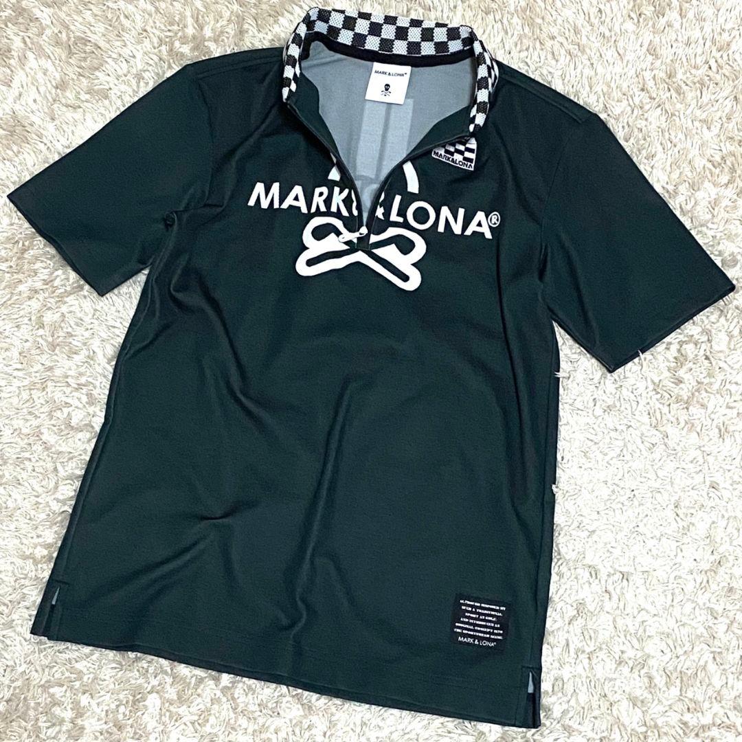 美品 ✨MARK&LONA 2025最新 ポロシャツ マーク&ロナ✨ブラック