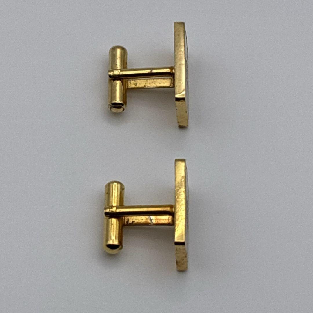 Cartier カルティエ カフス タイピン セット ダブルC ロゴ ゴールド