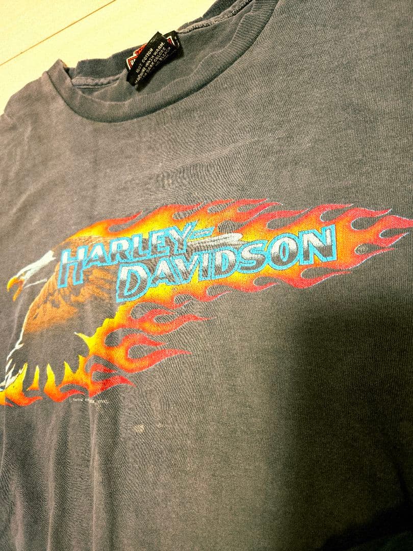 80'S! HARLEY-DAVIDSON イーグルフレイム Tシャツ