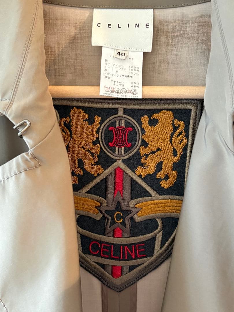 専用です　CELINE グレージュ トレンチコート 40☆