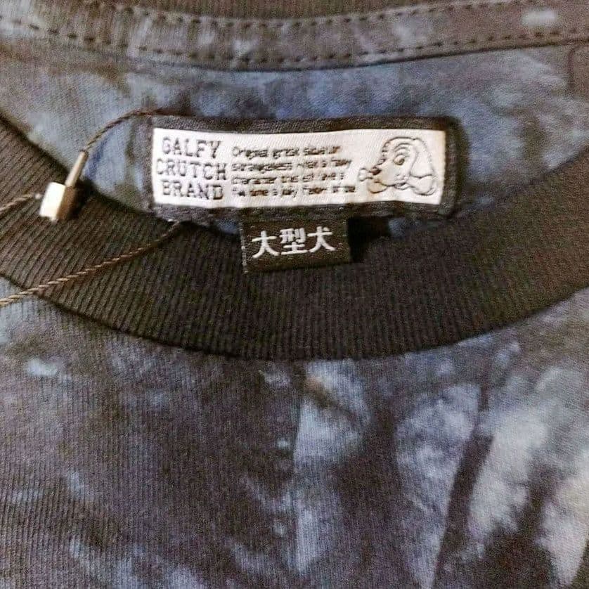 【新品タグ】 GALFY ロング Tシャツ XL ブラック ブラック 迷彩