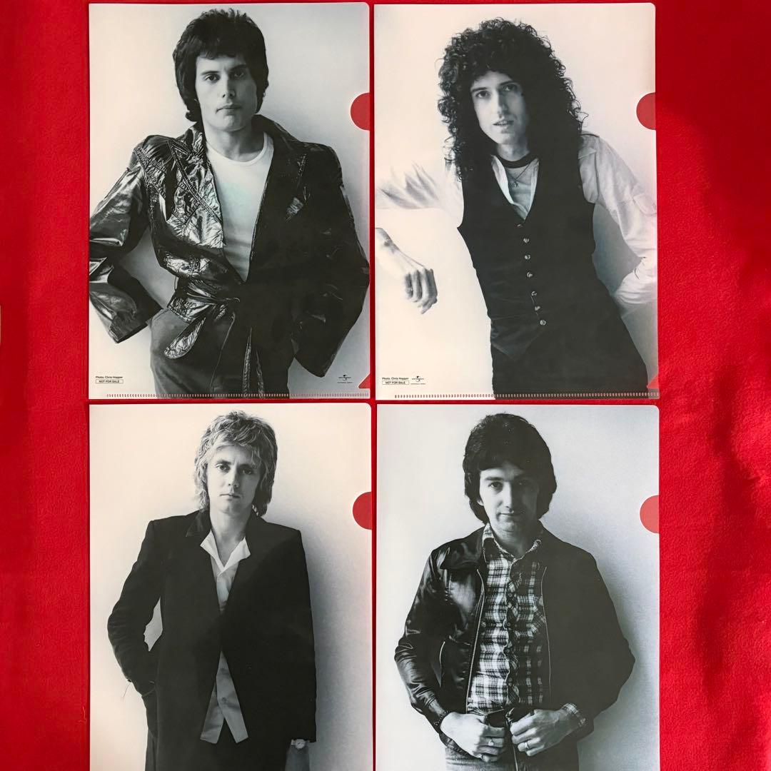 QUEEN グレイテスト・ヒッツ・イン・ジャパン＜生産限定盤＞クリアファイル４枚