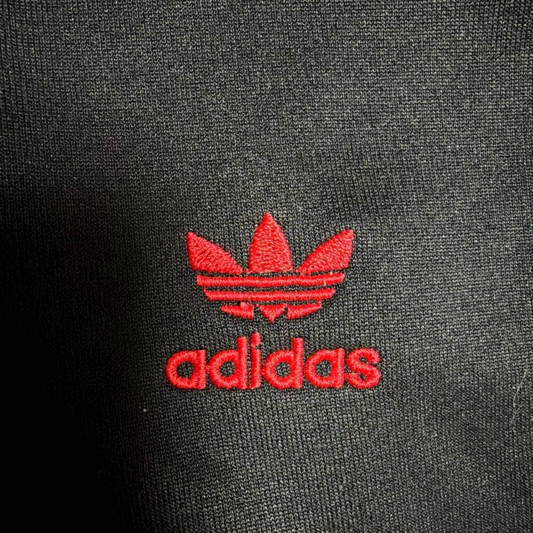 adidas 80s トラックジャケット トレフォイル ジャージ デサント製