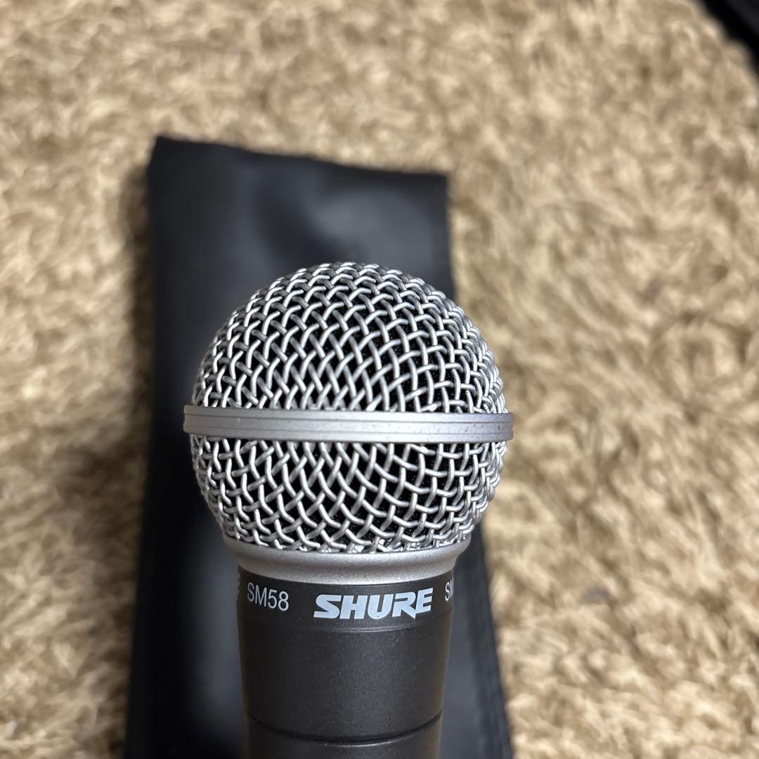 SHURE SM58S ダイナミックマイク ケース付き