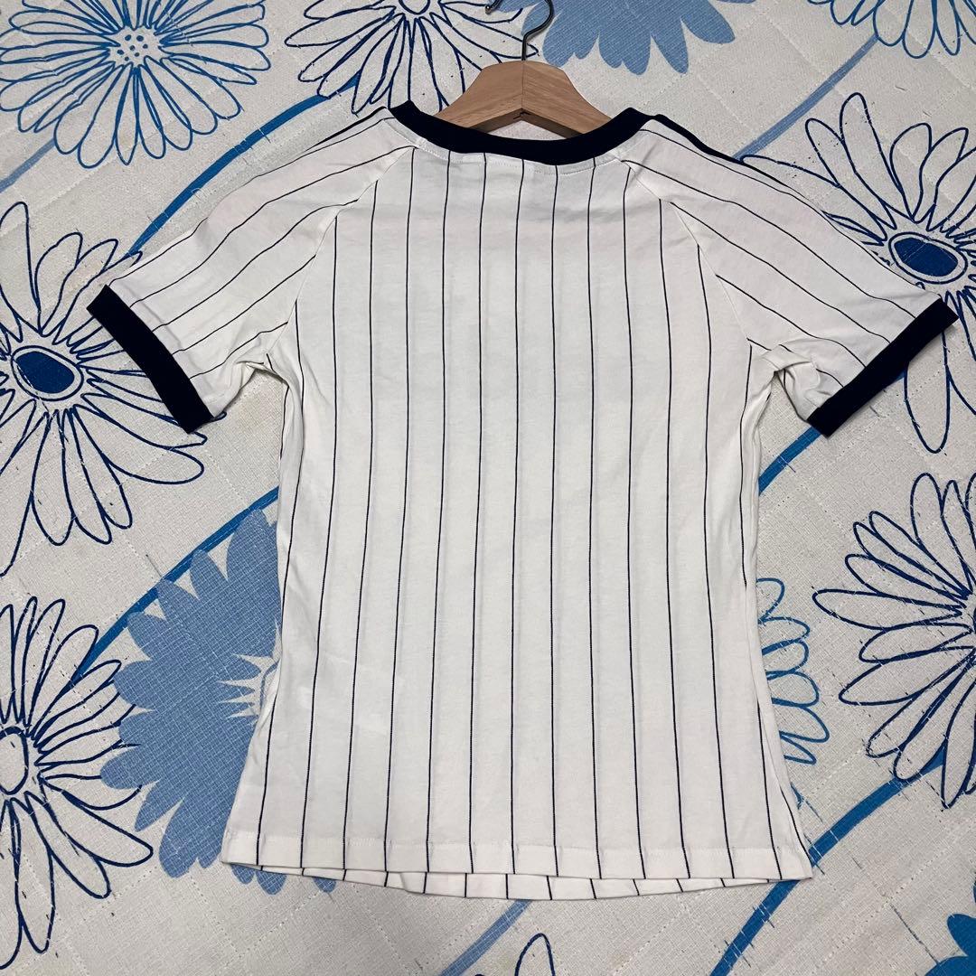 【希少】adidas リニア グラフィック カリ　半袖　Tシャツ　ロゴ